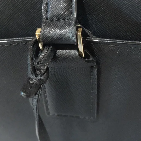 Kate Spade Black Tote with Gold Accents